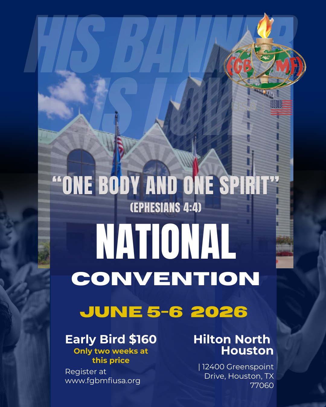 Announcing the FGBMFI USA NATIONAL CONVENTION June 5 - 6, 2026