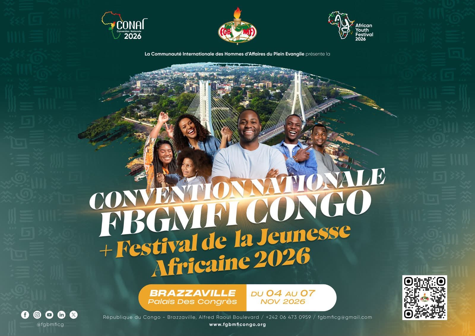 Announcing the FGBMFI CONGO NATIONAL CONVENTION 2026 November 4 - 7, 2026