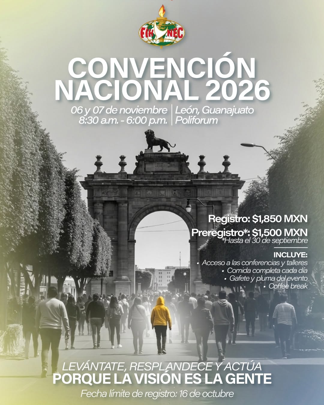 Announcing the FIHNEC CONVENCIÓN NACIONAL 2026 León Guanajuato November 6 - 7, 2026