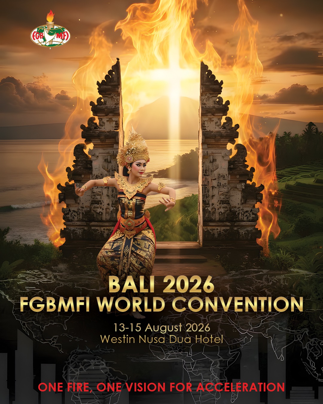 Announcing the FGBMFI WORLD CONVENTION 2026 Bali, Indonesia August 13-15, 2026